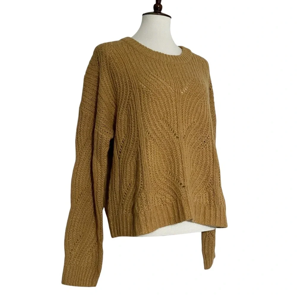Madewell Charley Pullover Sweater Women's Large Knit Crew‎ Neck